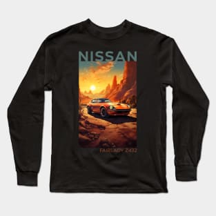 Reviving Legends: The Nissan Fairlady Z432 Homage Design Long Sleeve T-Shirt